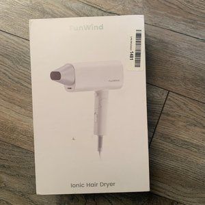 NEW FUNWIND 1875W PROFESSIONAL IONIC HAIR DRYER WITH FOLDABLE HANDLE-TRAVEL